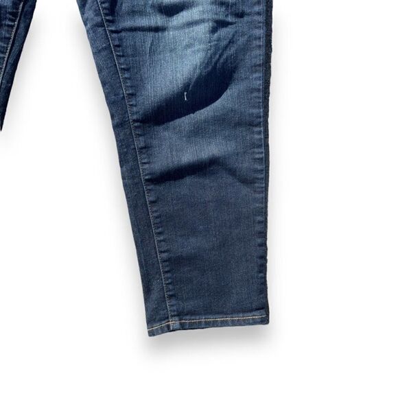 Paige Denim Medium / Dark Wash Crop Jeans Women's 31 - Picture 9 of 12